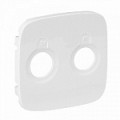 754785 Valena ALLURE. Лицевая панель розетки TV-R. Белая Legrand